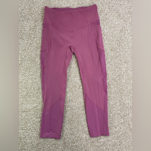 Lululemon Athletica Mauve Leggings - Picture 1 of 7
